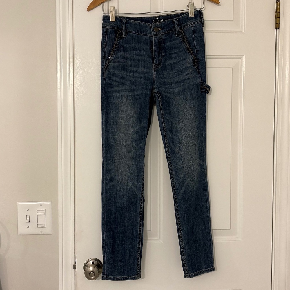 White House Black Market Utility Slim Ankle Jeans – Medium Wash